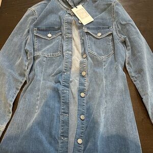 7 For All Mankind Blue Denim Dress